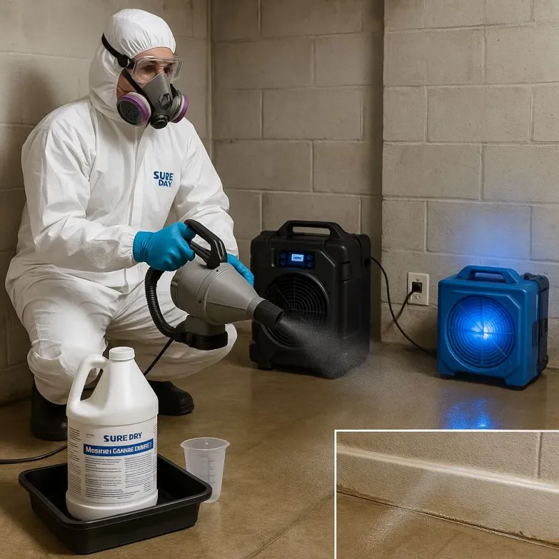 Sanitization and Odor Removal process in Canton, MI